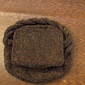 Vintage K&G  Paris Charlet Copper Beaded evening bag